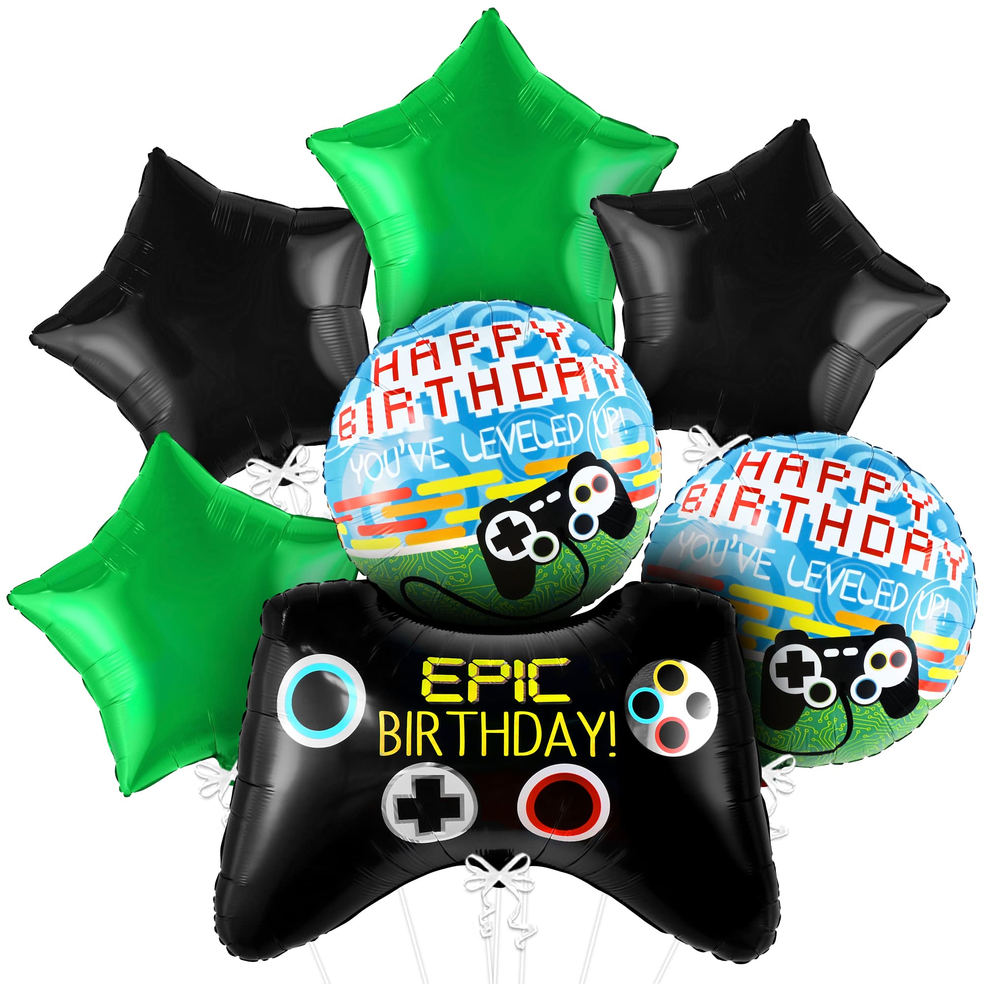 Party Games Using Balloons - 7 Buah Set Balon Mylar Video