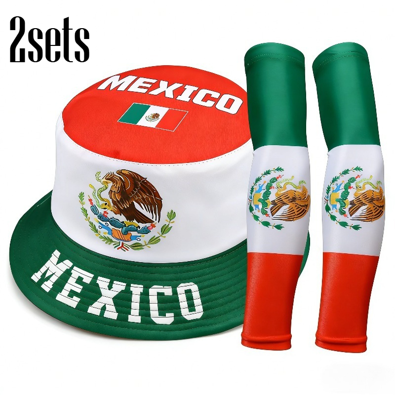 Party Games Usa - 3pcs/Set Topi Nelayan Bendera USA Meksiko
