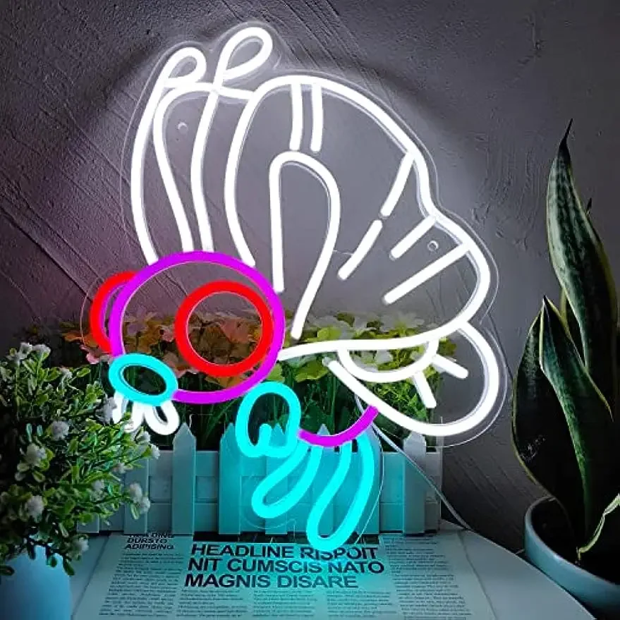 Party Games Best - Lampu Neon Kupu-kupu Mutasi LED Anime