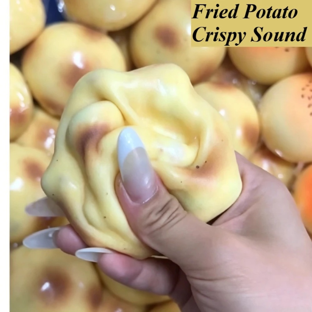 Party Games Event - Mainan Squishy Bentuk Kentang Goreng, Suara