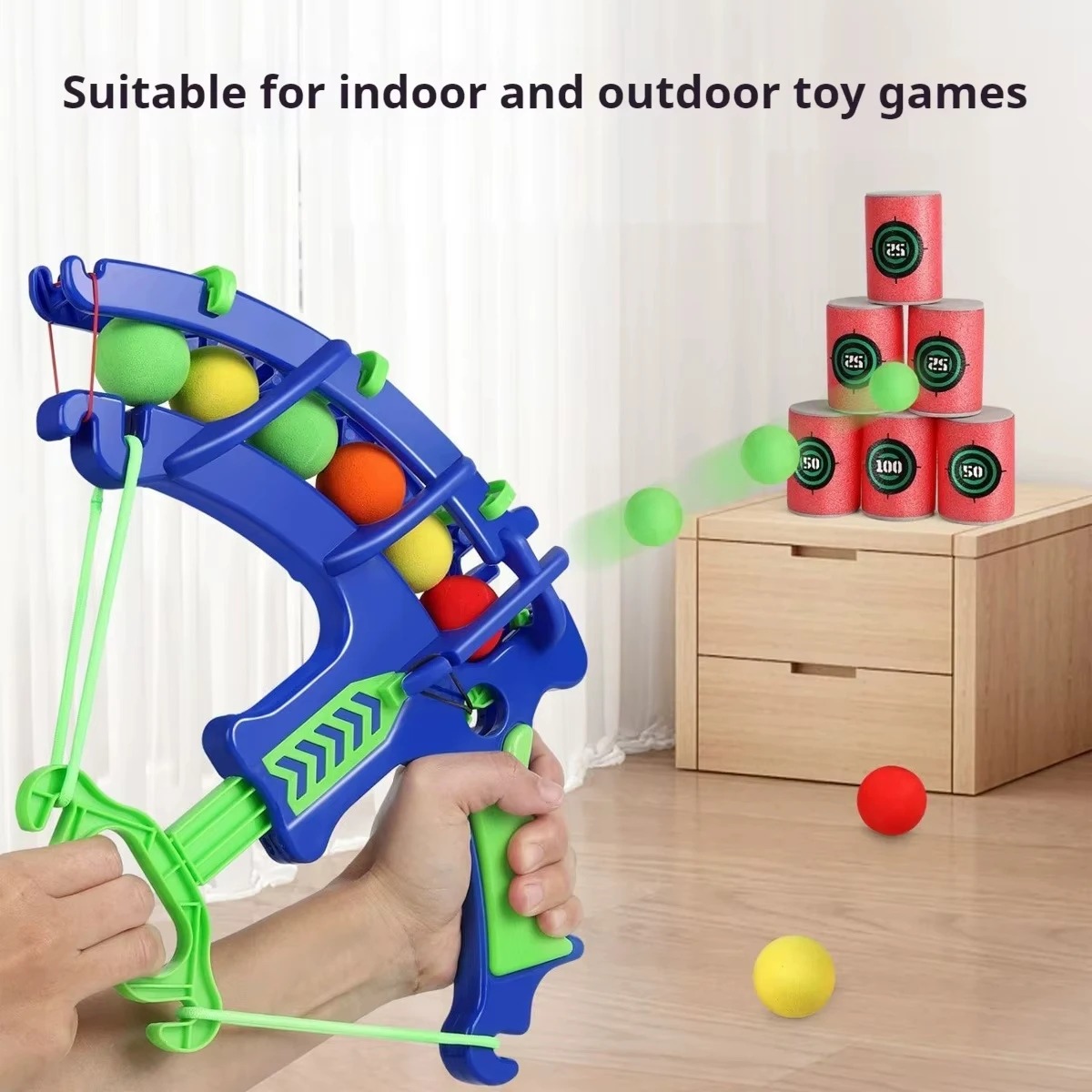 Party Games Kids Birthday - Mainan Anak-anak Bola Lembut Pistol Gelembung