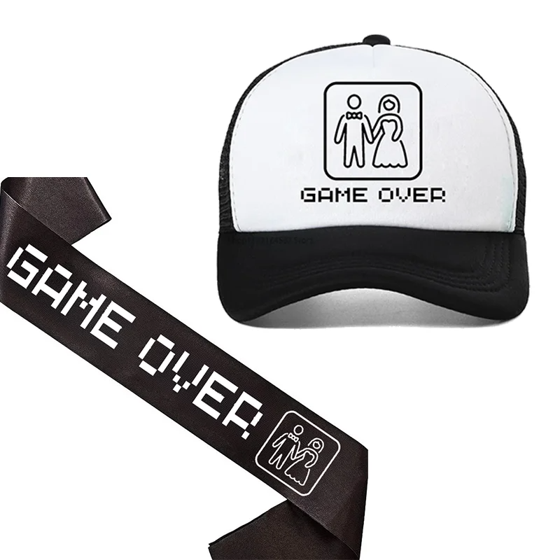 Party Games Bridal Shower - Topi Sash Game Over untuk Calon