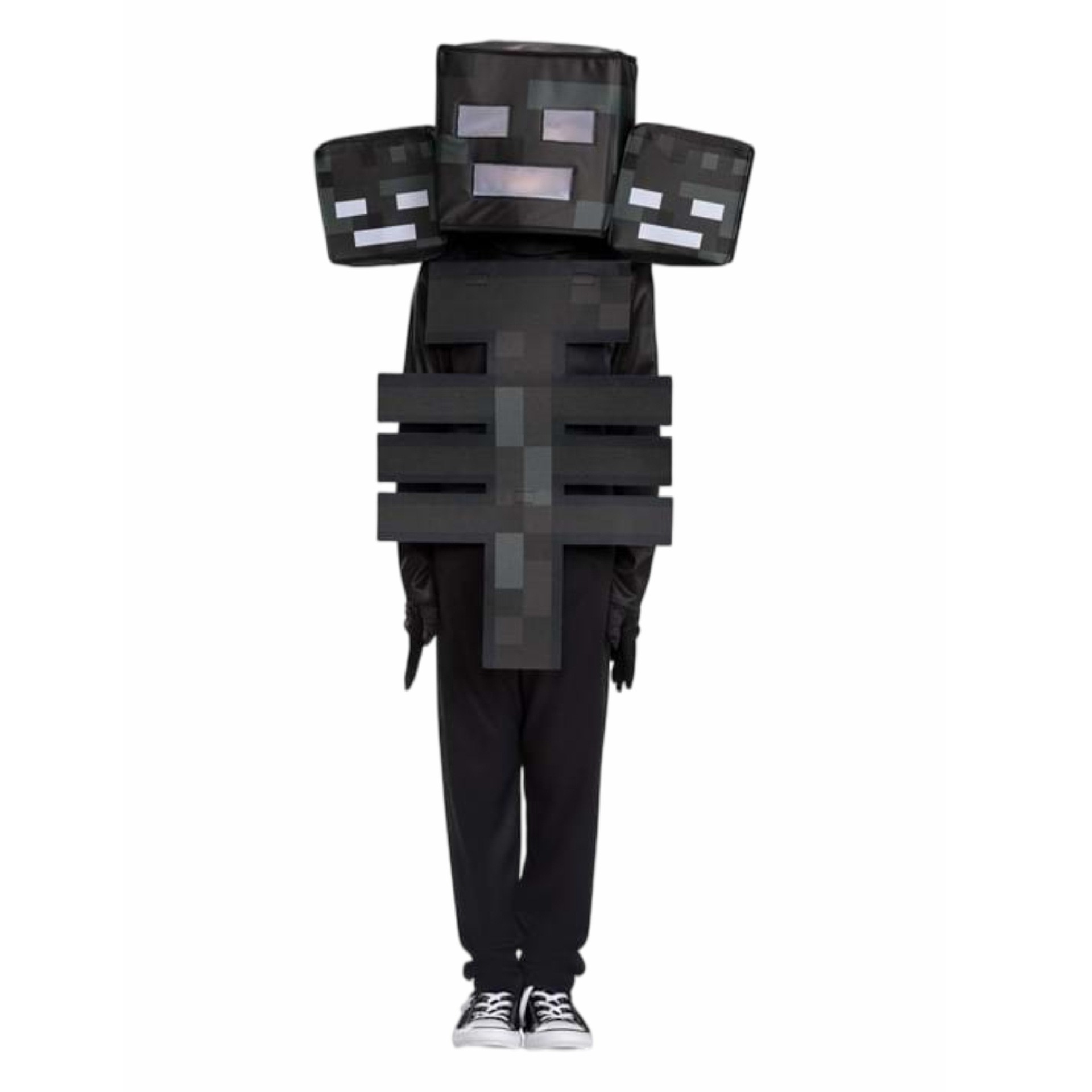 Party Games Minecraft - Kostum Deluxe Wither untuk Anak, Warna