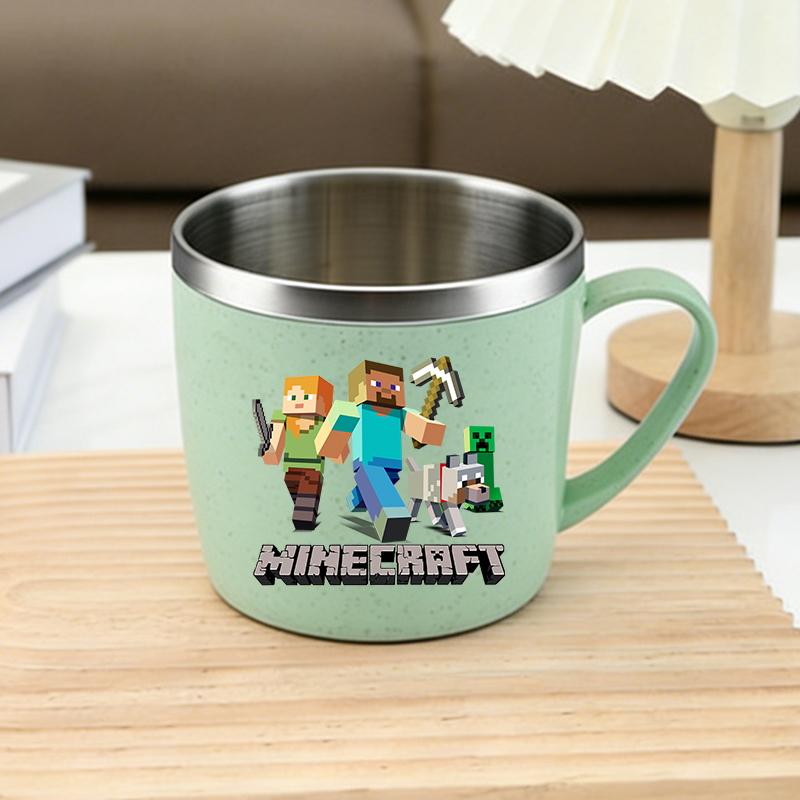 Party Games Minecraft - Cangkir Air Stainless Steel Minecrafted, Mug