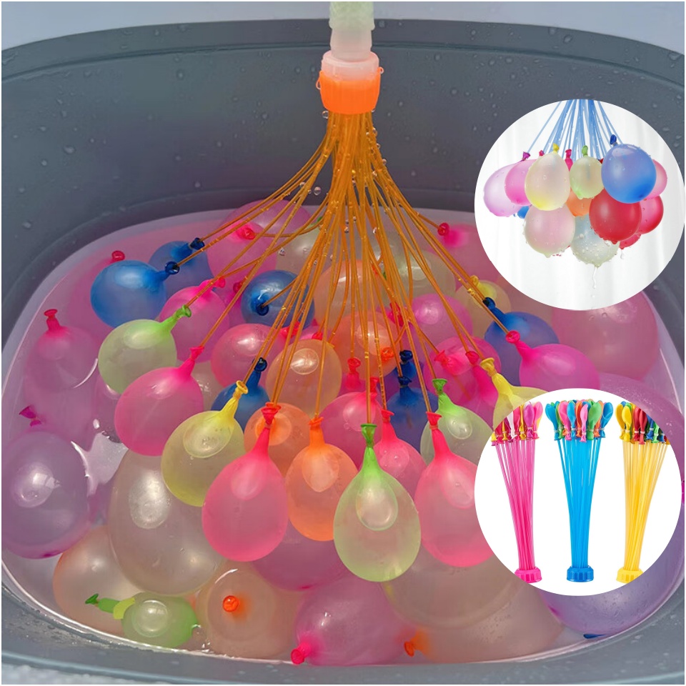 Party Games Bomb - Balon Air Isi Cepat, Otomatis Mengikat