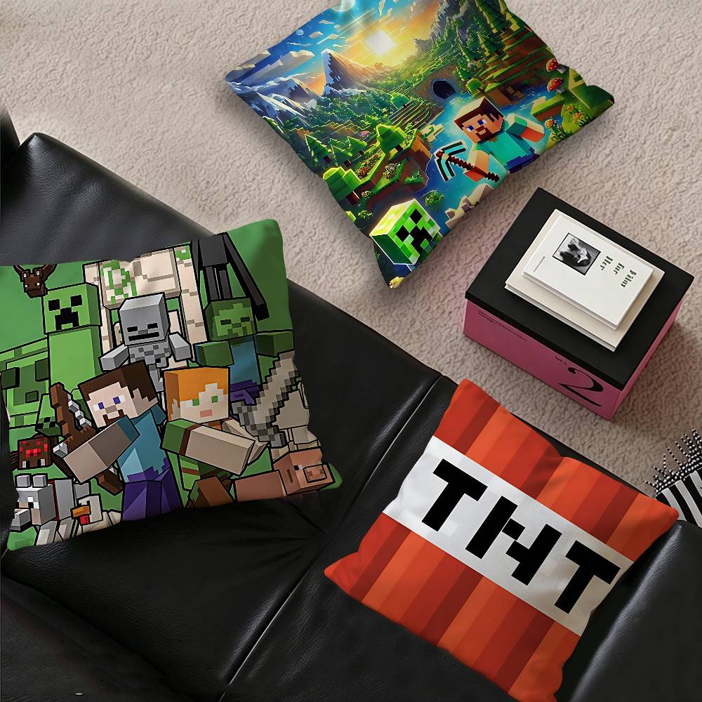 Party Games Minecraft - Sarung Bantal Personalisasi Keren Game M-Minecraftes