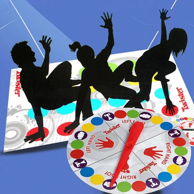 Party Games Adults Indoor - Tikar Tari Terinspirasi Twister Permainan Keluarga