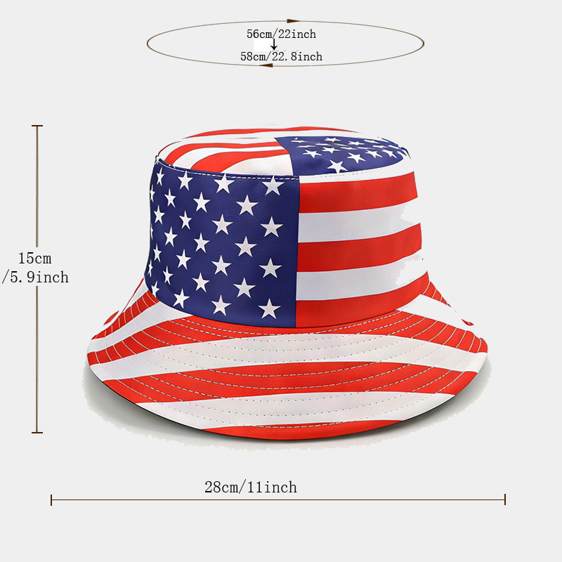 3pcs/Set Topi Nelayan Bendera  - Party Games Usa ulasan dan harga