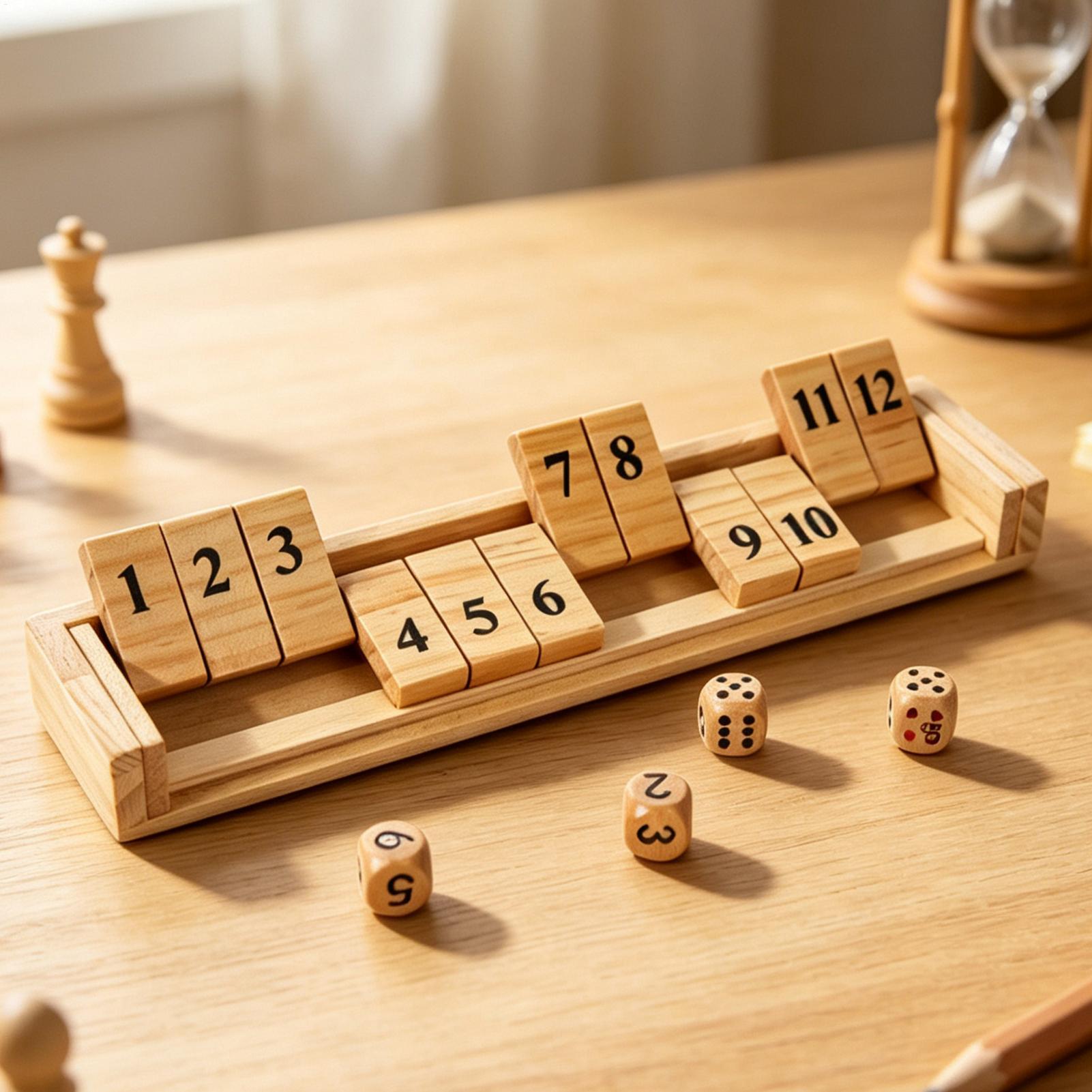 Permainan Shut The Box Papan A - Party Games Usa ulasan dan harga
