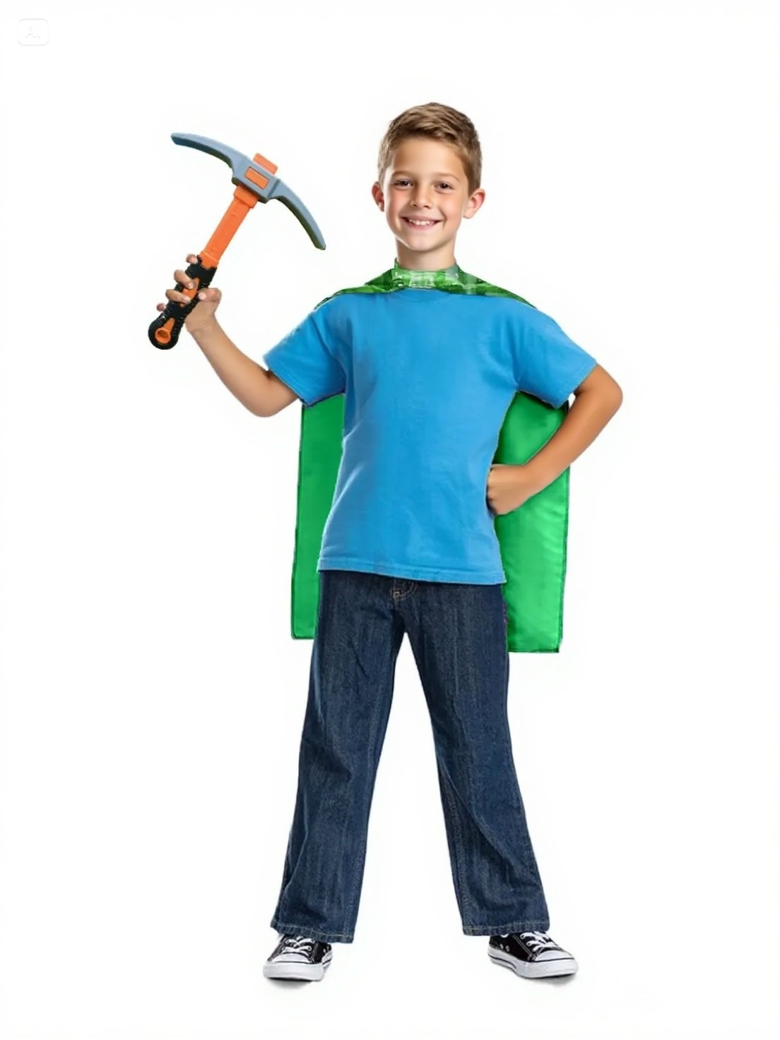 Set Jubah & Topeng Kotak-kotak - Party Games Minecraft ulasan dan harga