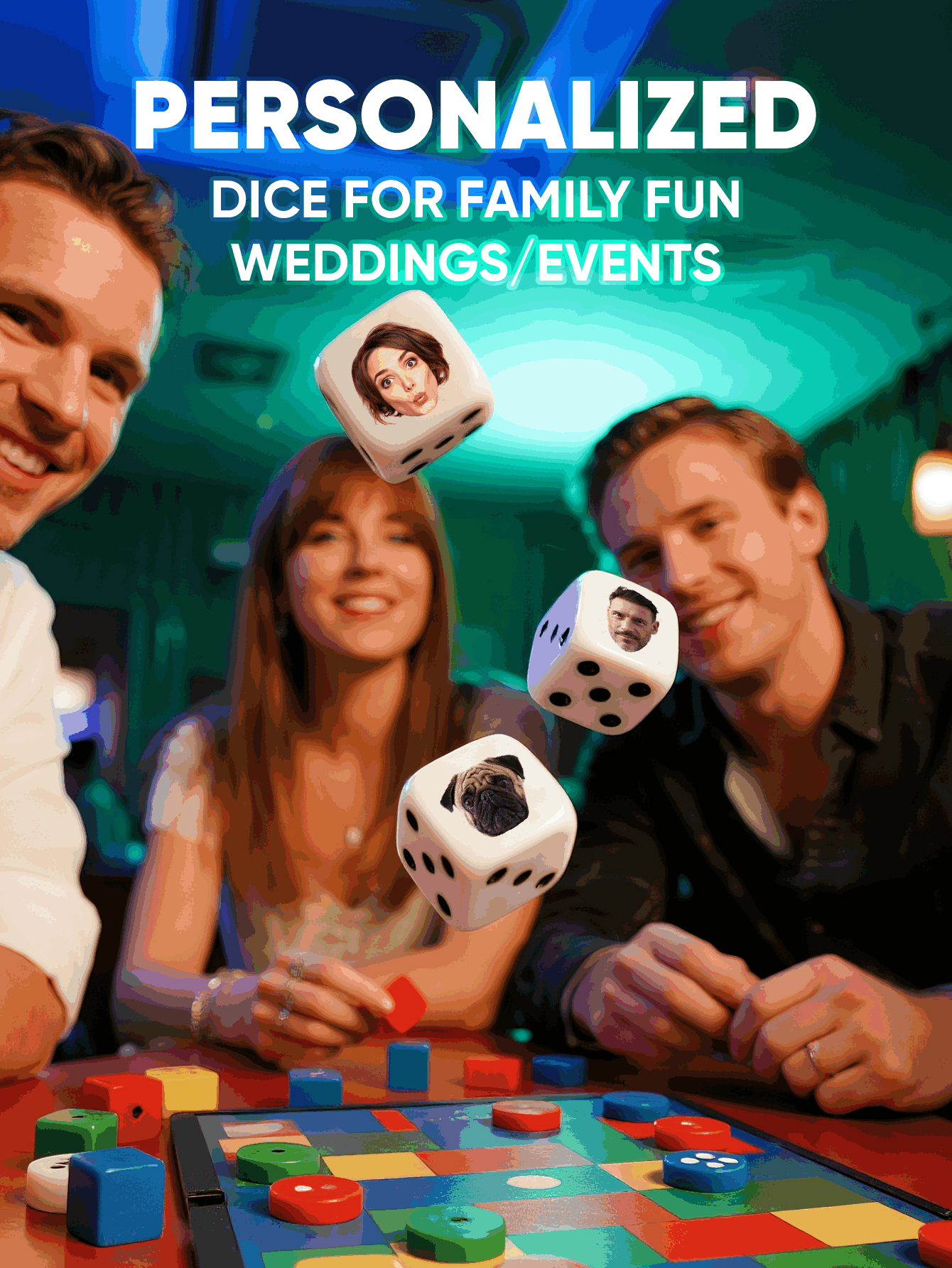 Dadu Wajah Kustom Dadu Wajah y - Party Games Graduation ulasan dan harga
