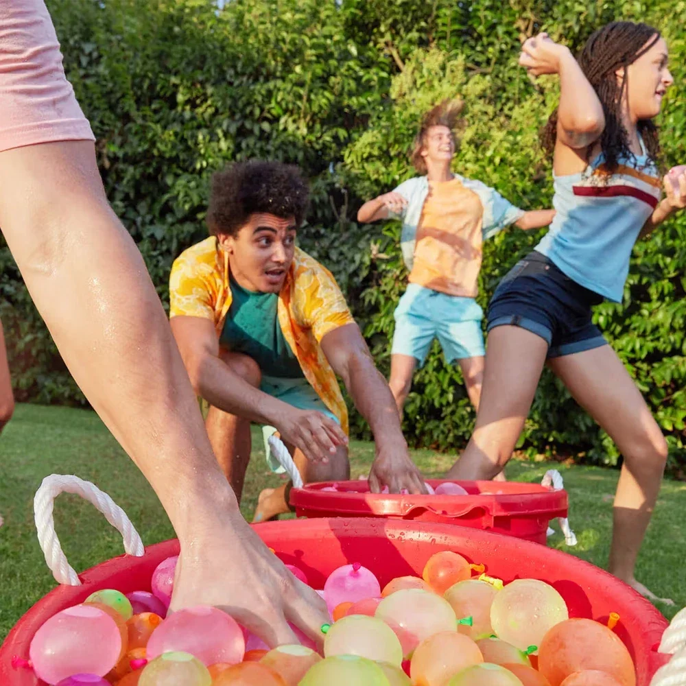 111 Buah Balon Air Warna-warni - Party Games Using Balloons ulasan dan harga