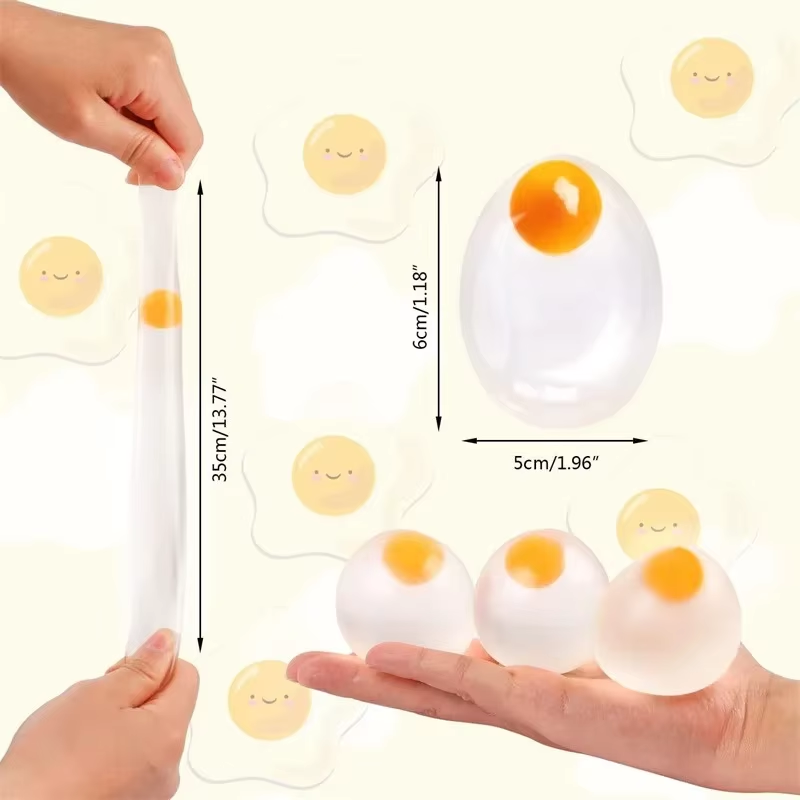Bola Squishy Telur Funky - Mai - Party Games Graduation ulasan dan harga
