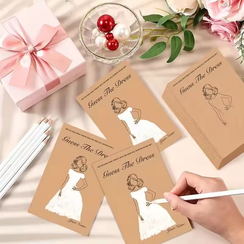 10/20Set Kartu Permainan Gaun  - Party Games Bridal Shower ulasan dan harga