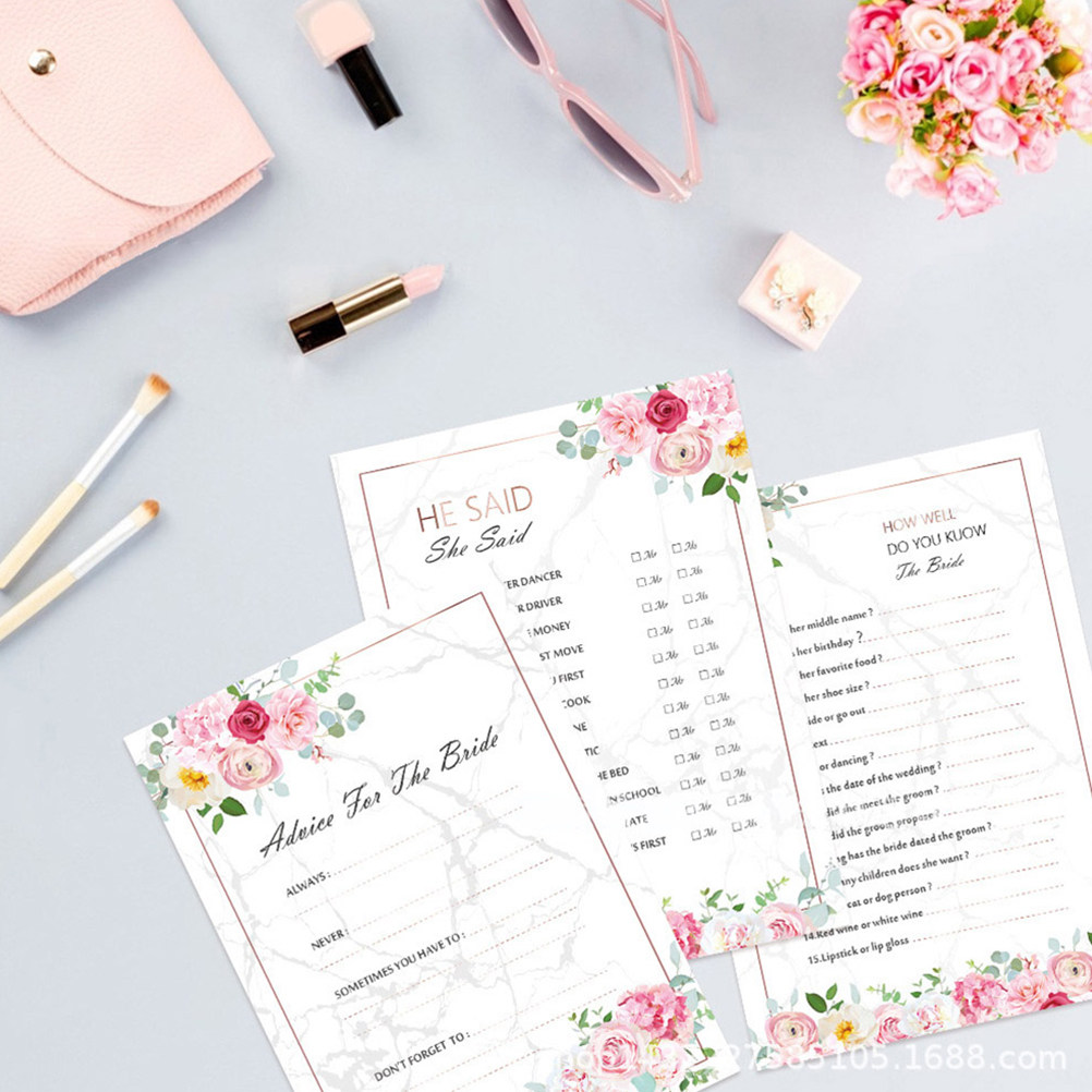 48 Kartu Permainan untuk Pesta - Party Games Bridal Shower ulasan dan harga