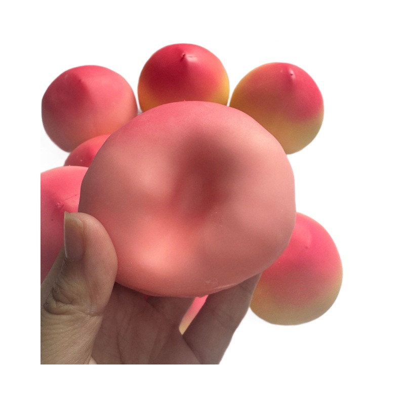 Mainan Squishy Buah Persik Ber - Party Games Event ulasan dan harga