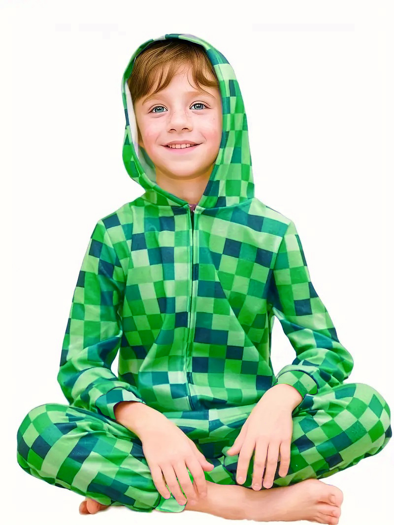 Kostum Creeper Karnaval Permai - Party Games Minecraft ulasan dan harga