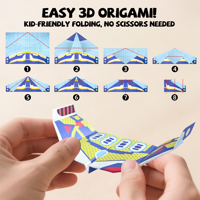 36 Lembar Kertas Pesawat Terba - Party Games Kids Birthday ulasan dan harga