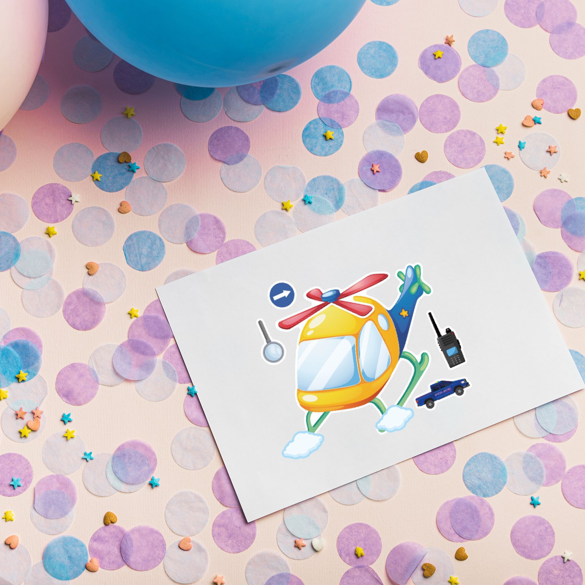 16 Lembar Kartun Panggilan Tem - Party Games Kids Birthday ulasan dan harga
