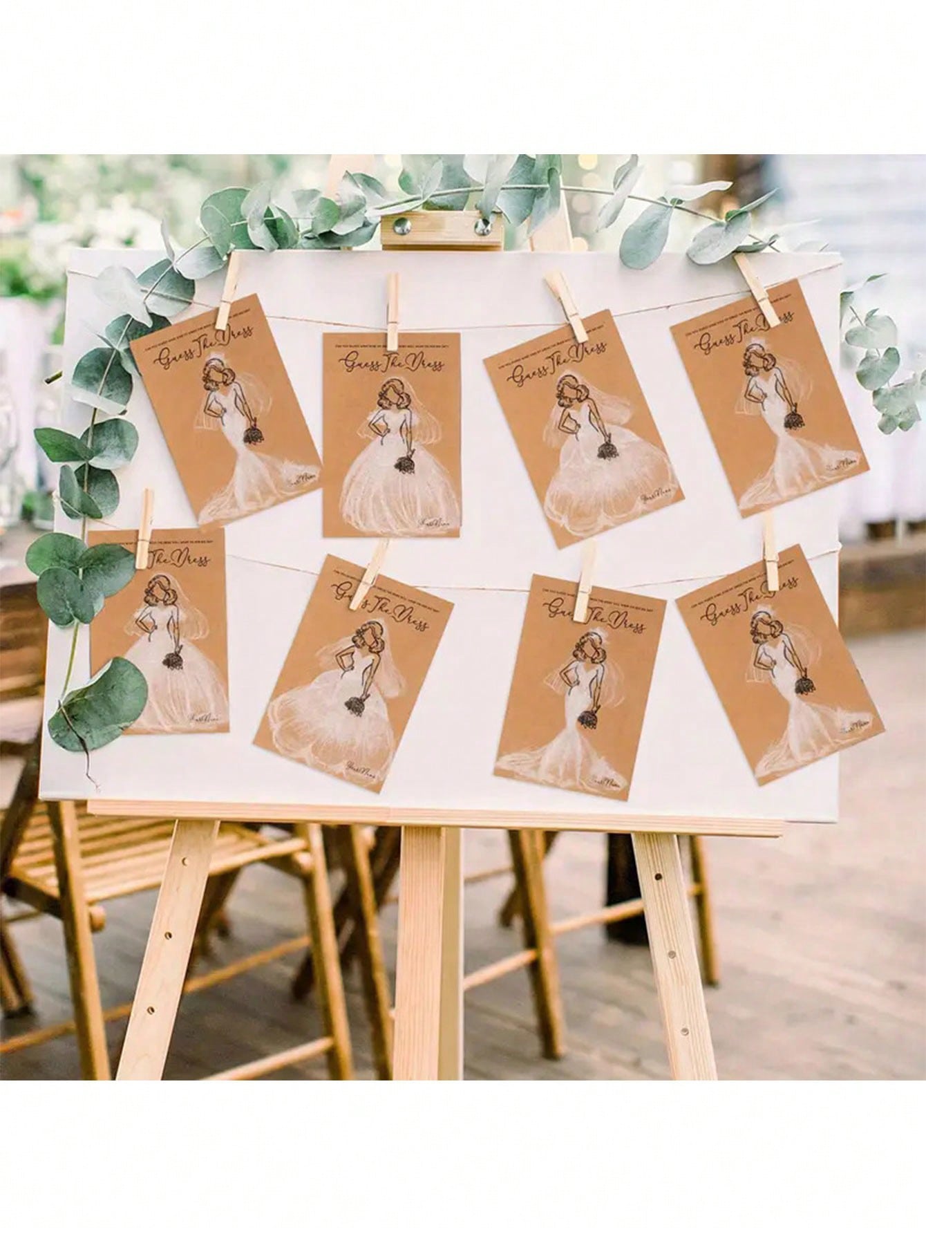20/40 Buah Gaun Menebak Set Pe - Party Games Bridal Shower ulasan dan harga