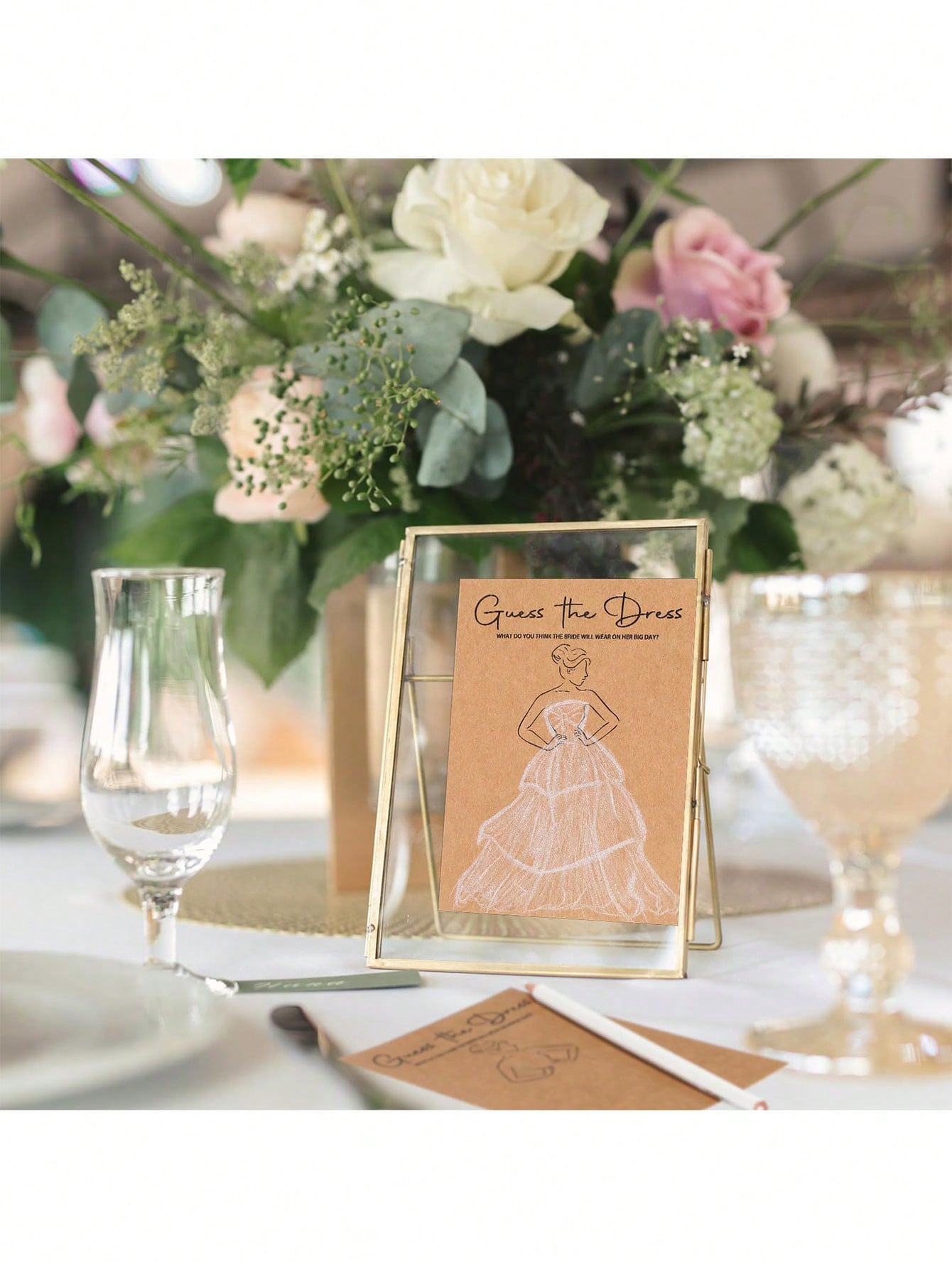20/40 Buah Gaun Menebak Set Pe - Party Games Bridal Shower ulasan dan harga