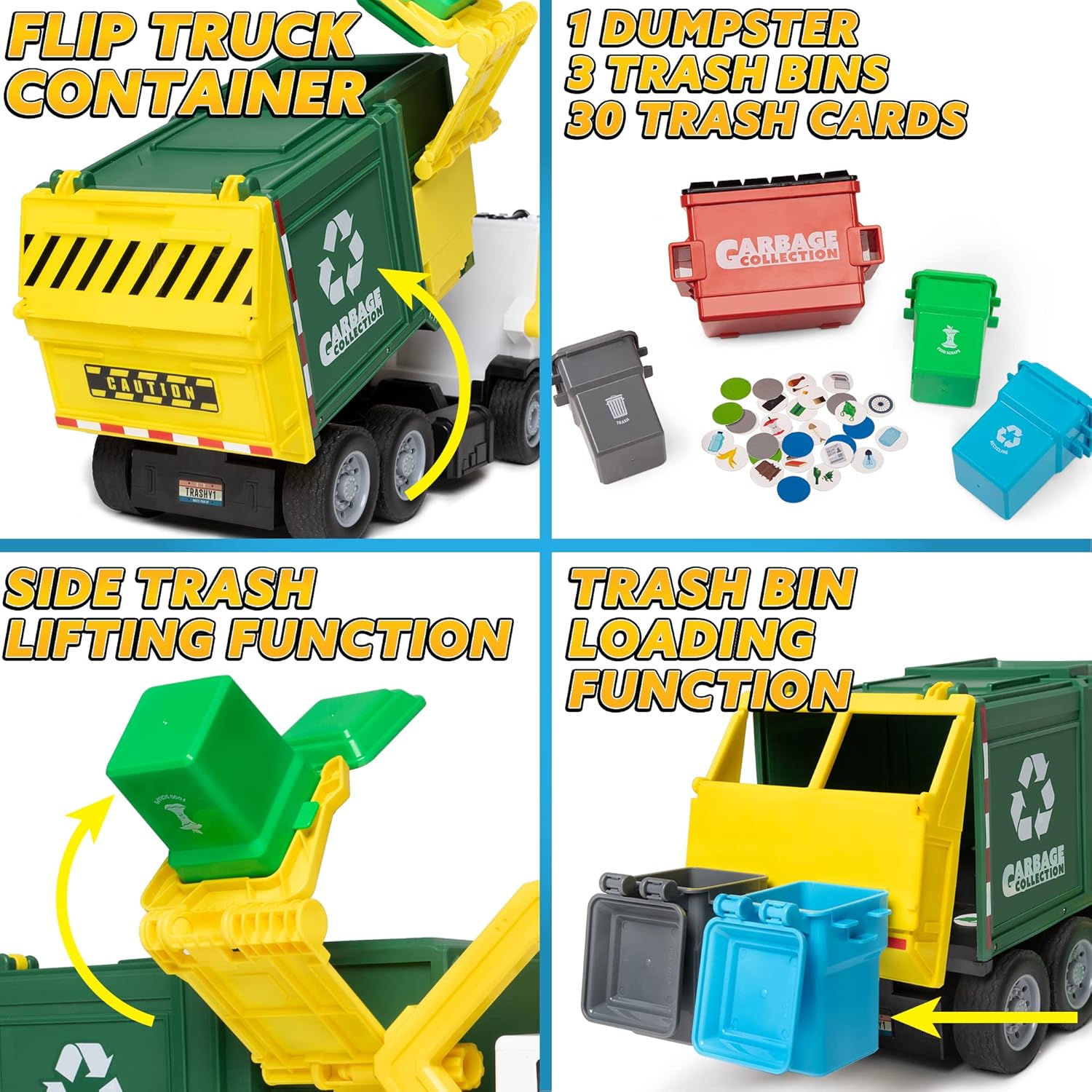 Set Mainan Truk Sampah Bertena - Party Games Christmas ulasan dan harga