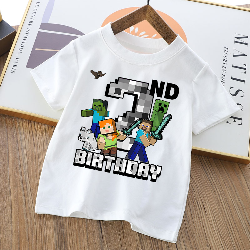 Kaus Kartun Lucu Minecrafted K - Party Games Minecraft ulasan dan harga