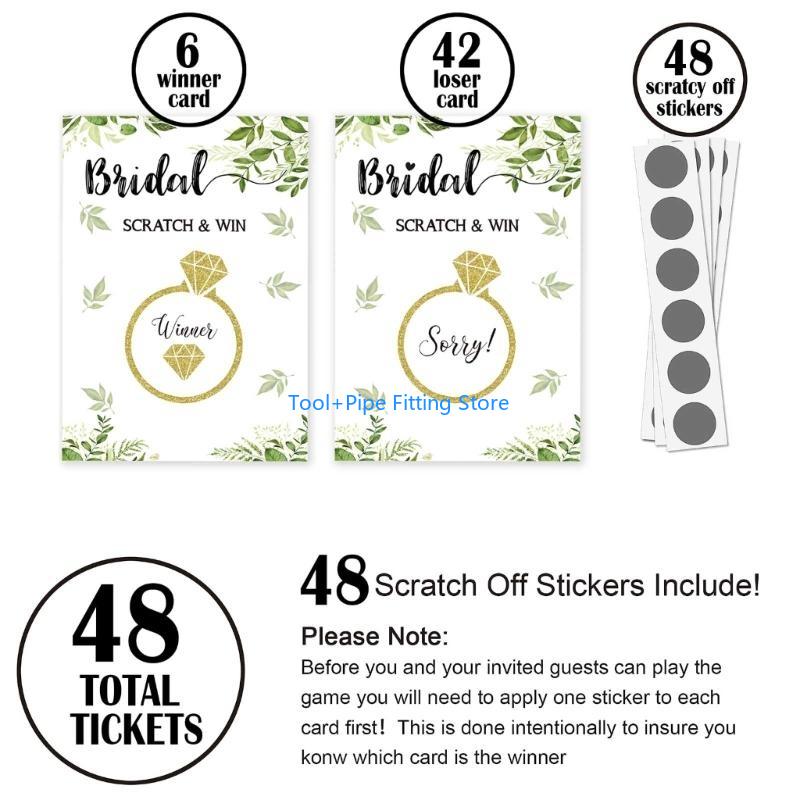 F92B Set Kartu Permainan Gores - Party Games Bridal Shower ulasan dan harga