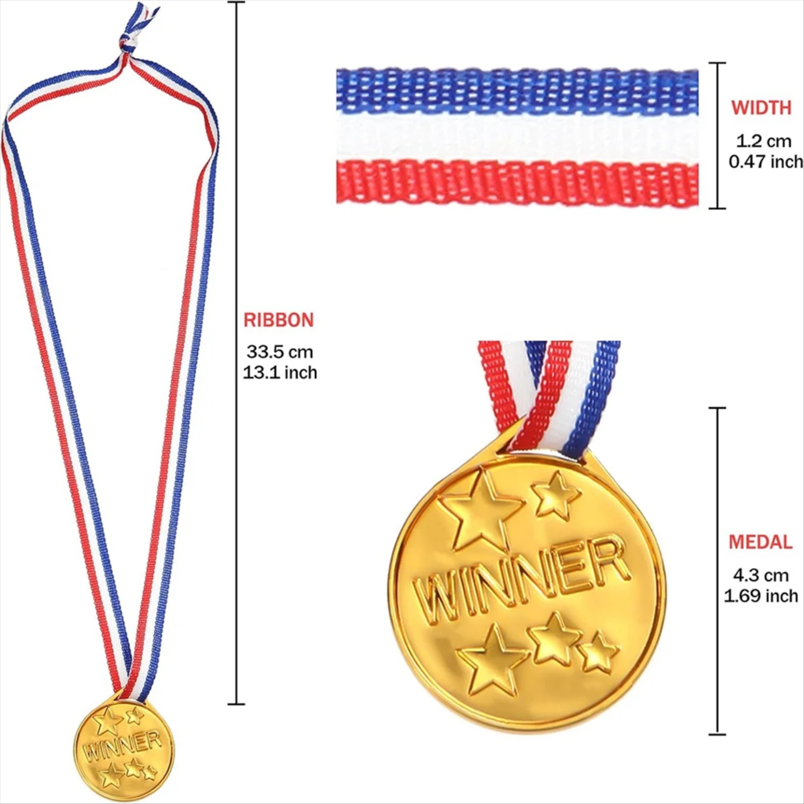 30 Buah Medali Pemenang Emas P - Party Games Engagement ulasan dan harga