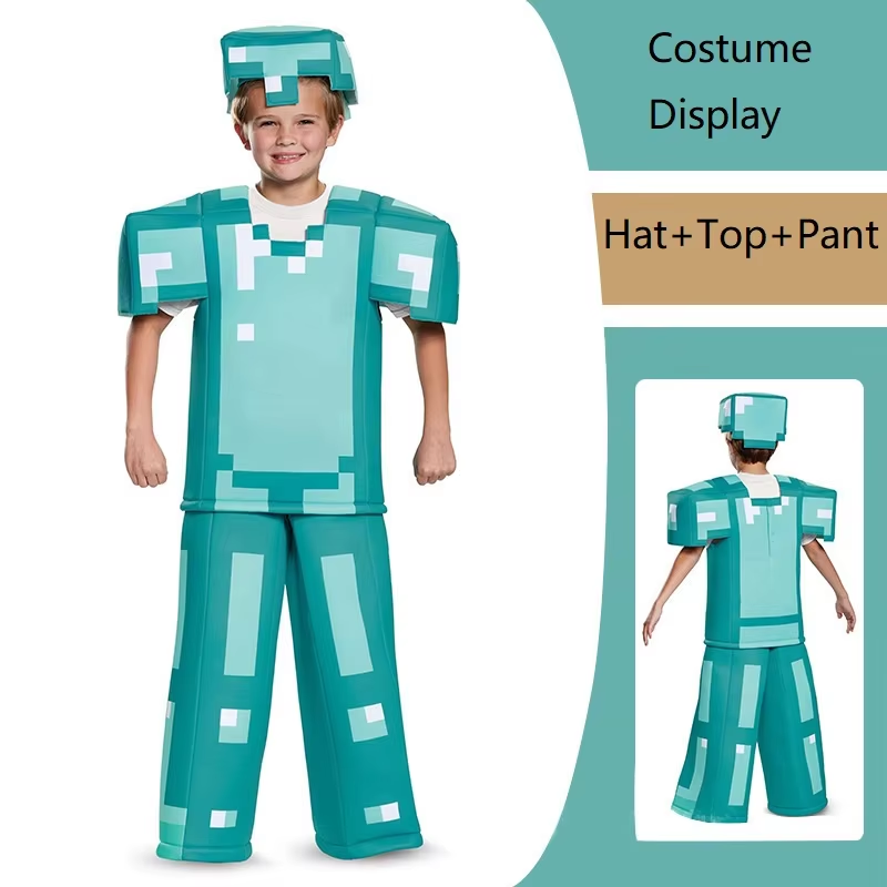Kostum Cosplay Steve Karakter  - Kids Party Games ulasan dan harga
